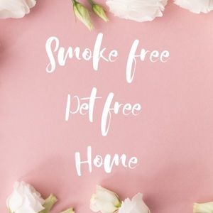 All listings from smoke free & pet free home!